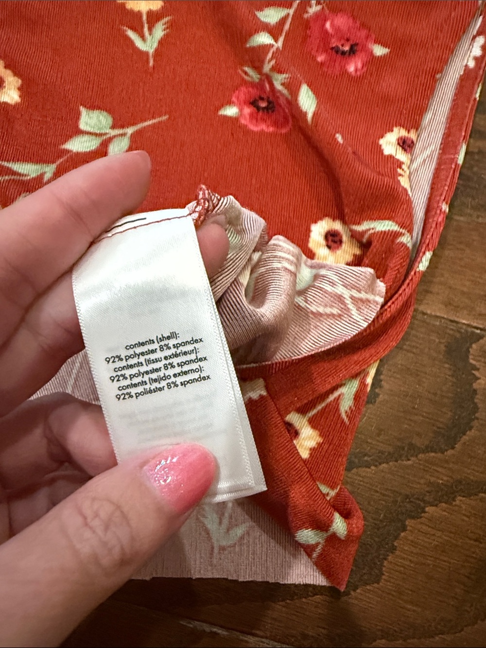 Danielle Bernstein x WeWoreWhat NWT floral cropped tank top, XS - Picture 4 of 7
